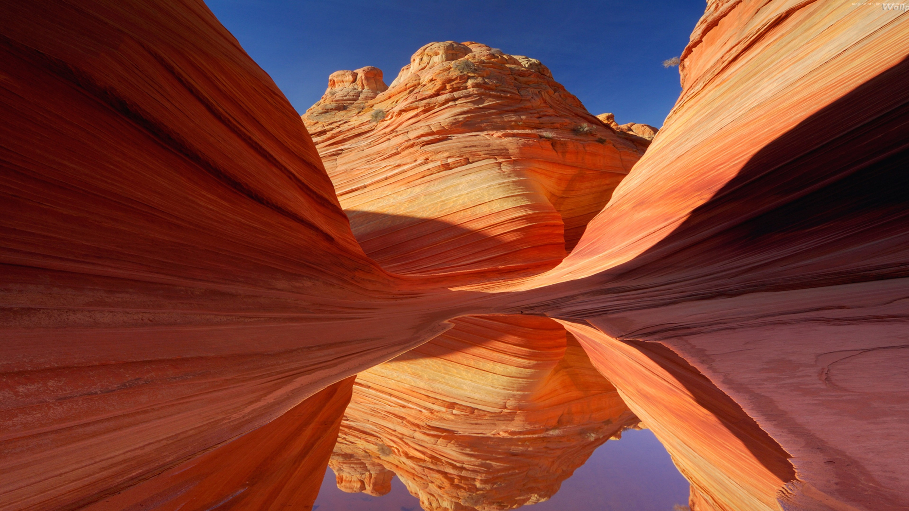Wallpaper Antelope Canyon, Arizona, USA, 4k, Travel
